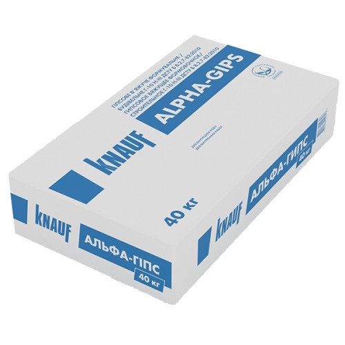 Гіпс будівельний Knauf Alpha-gips Г-10 (40 кг)